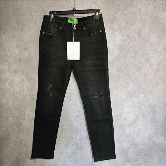 Sandrine Rose x Free People Straight Distressed Jeans Size 24 - Picture 1 of 7